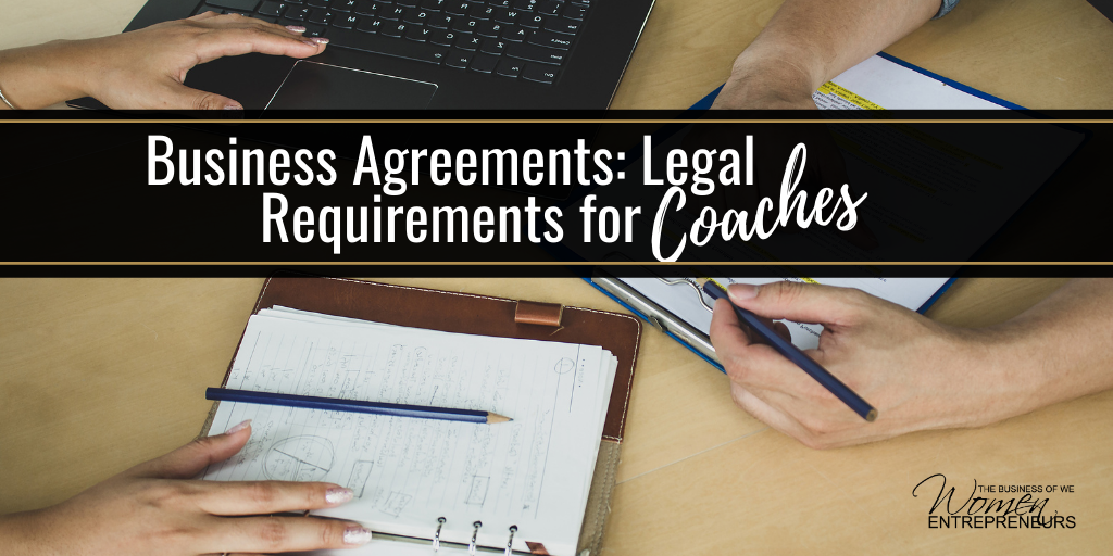 Business Agreements:  Legal Requirements for Coaches
